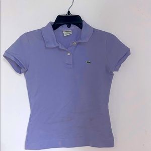 purple Lacoste button down